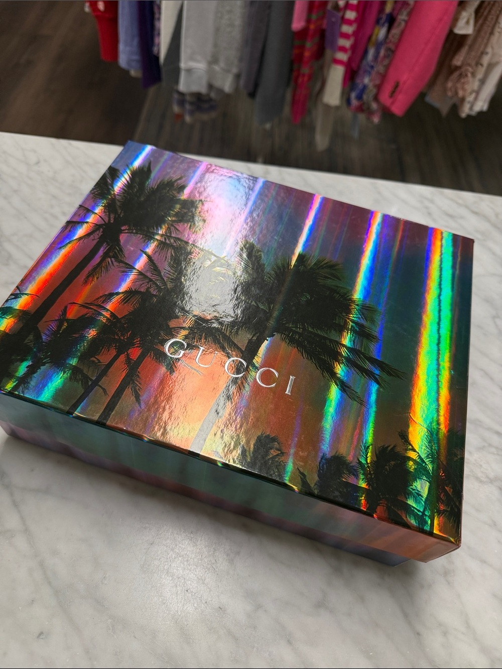 Gucci Empty Collectors Box Palm Tree Prism